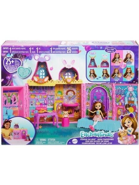 Enchantimals Ana Karakter Bebekler Evi HXL53