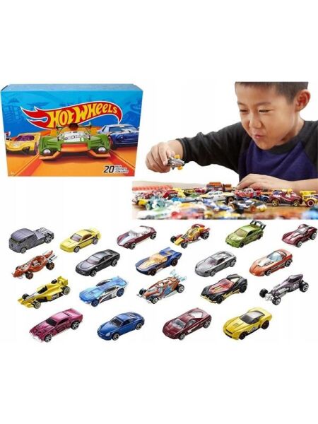 Hot Wheels 1:64 20'li Araba Seti DXY59
