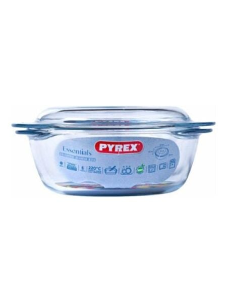 Pyrex 208A000/7743 Kapaklı Cam Yuvarlak Fırın Kabı 3 L