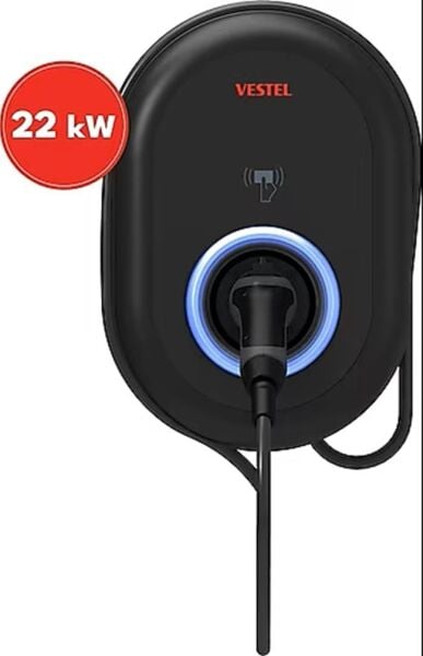 Vestel Elektrikli Araç Şarj Istasyonu EVC04 22KW Kablolu