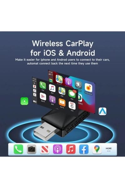 FK Araç Apple Android Cihazlar için Mini Carplay Adaptörü