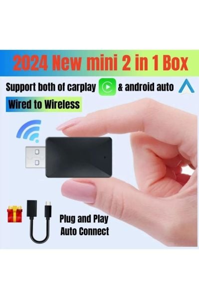 FK Araç Apple Android Cihazlar için Mini Carplay Adaptörü