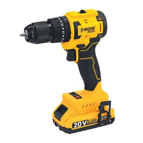 AKÜLÜ DARBELİ MATKAP SETİ 20V 45Nm Tork 2*2.0Ah (KÖMÜRSÜZ MOTOR)