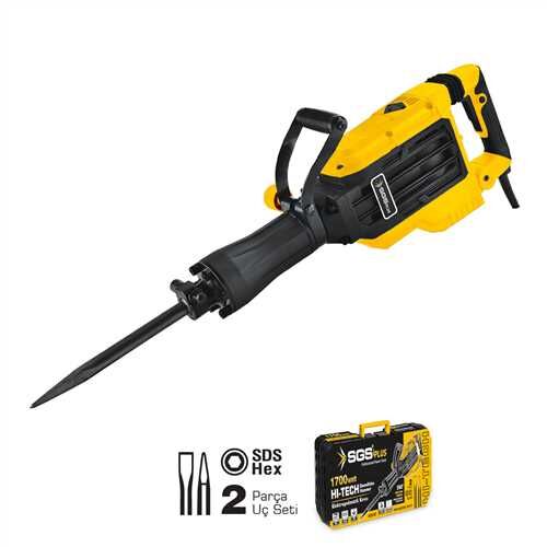 ELEKTROPNOMATİK KIRICI SDS HEX 1700 WATT 60 JOULES