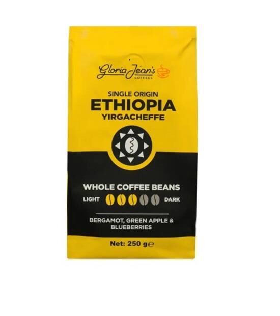 Gloria Jean's Coffees Gloria Jean's Ethiopia Yirgacheffe 250 Gr