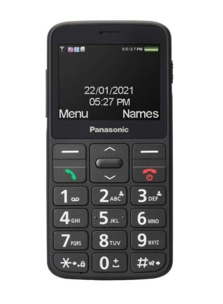 Panasonic KX-TU160 EXB Tuşlu Cep Telefonu Siyah (Panasonic Türkiye Garantili)