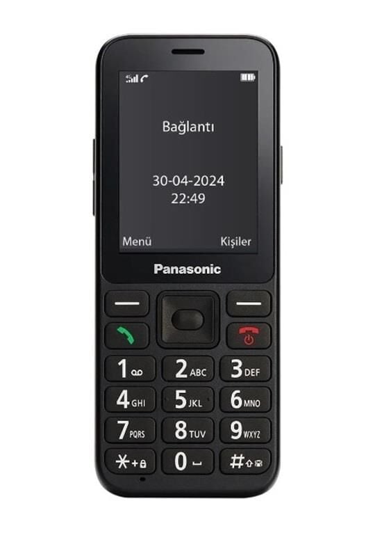 Panasonic KX-TU250 EXB 4G Tuşlu Cep Telefonu Siyah (Panasonic Türkiye Garantili)