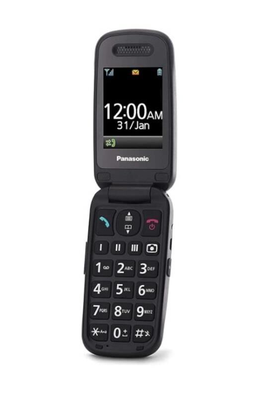 Panasonic KX-TU446 EXB Tuşlu Cep Telefonu Siyah (Panasonic Türkiye Garantili)