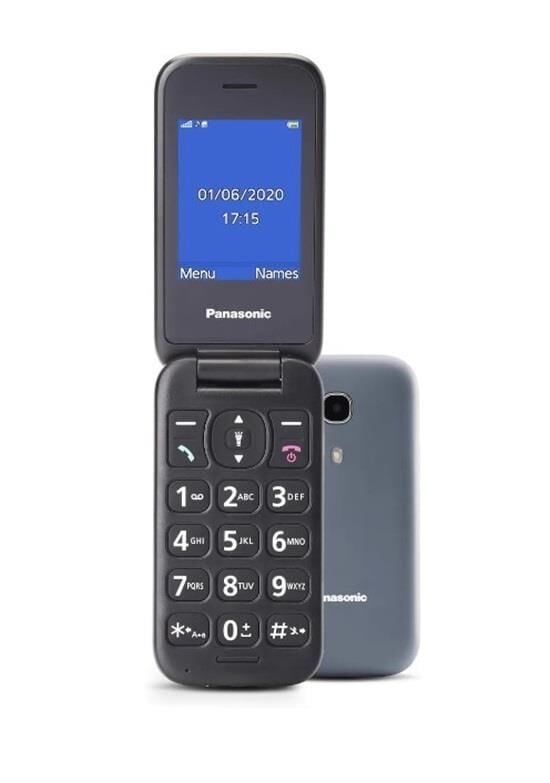 Panasonic KX-TU400 EXB Tuşlu Cep Telefonu Gri (Panasonic Türkiye Garantili9