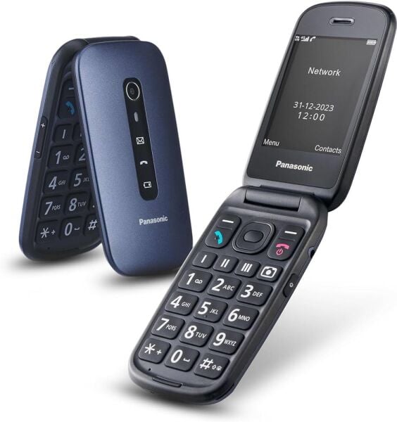 Panasonic KX-TU550 4G Tuşlu Cep Telefonu Siyah (Panasonic Türkiye Garantili)