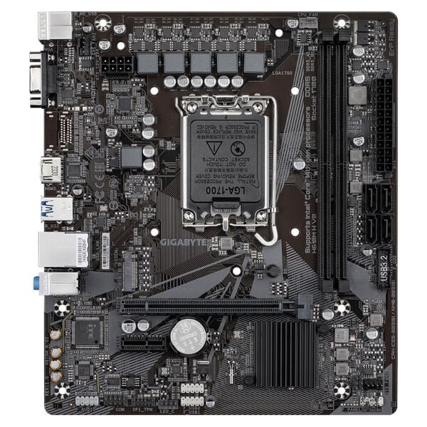 Gigabyte H610M H V2 DDR5 5600Mhz (OC) HDMI M.2 mATX 1700p
