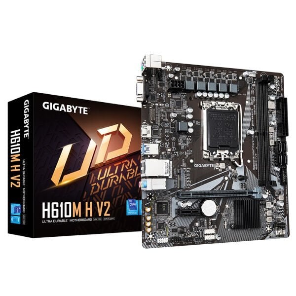 Gigabyte H610M H V2 DDR5 5600Mhz (OC) HDMI M.2 mATX 1700p