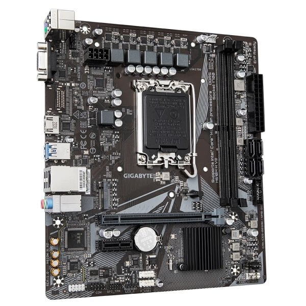 Gigabyte H610M H V2 DDR5 5600Mhz (OC) HDMI M.2 mATX 1700p