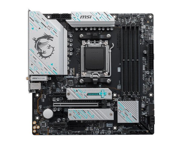 Msi B650M Gaming Plus Wi-Fi DDR5 7200MHZ(OC) HDMI DP M.2 MATX AM5
