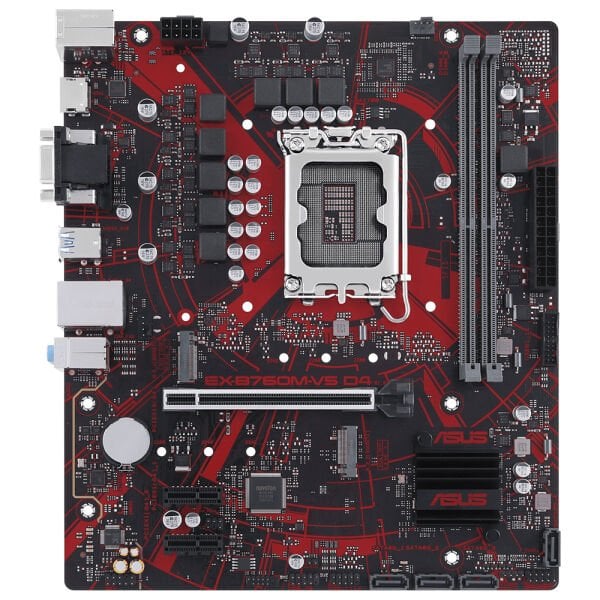 Asus EX-B760M-V5 D4-CSM 5333MHz (OC) M.2 HDMI VGA mATX 1700p