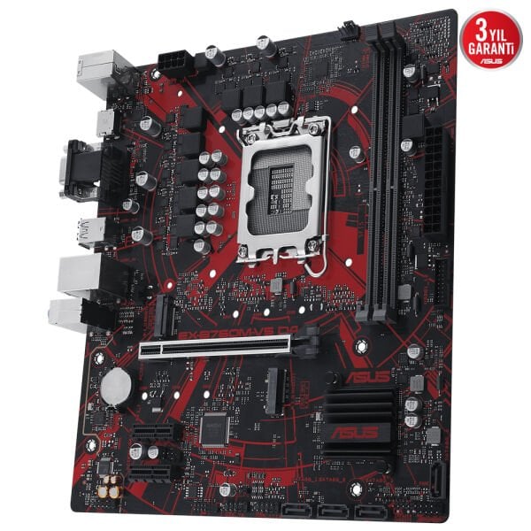 Asus EX-B760M-V5 D4-CSM 5333MHz (OC) M.2 HDMI VGA mATX 1700p