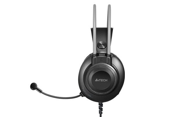 A4 Tech FH-200U Siyah Gri Mikrofonlu Kulaklık Usb