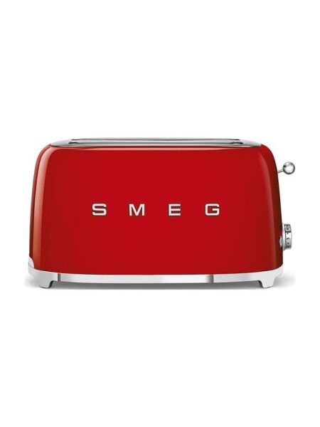Smeg 2X4 Ekmek Kızartma Makinesi Kırmızı TSF02RDEU