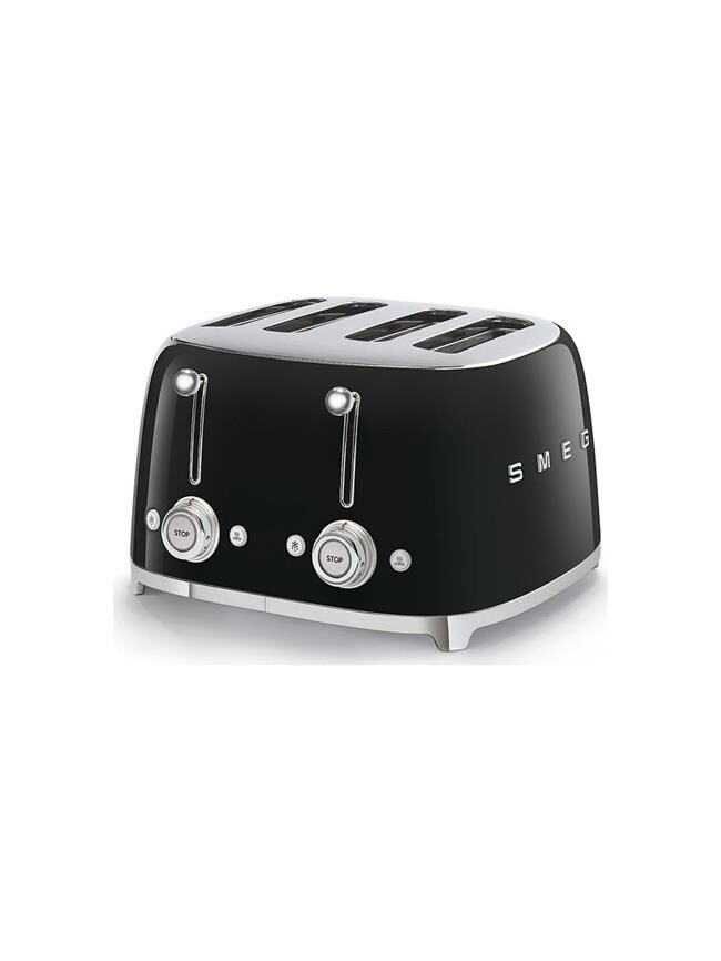 Smeg Ekmek Kızartma Makinesi Siyah TSF03BLEU