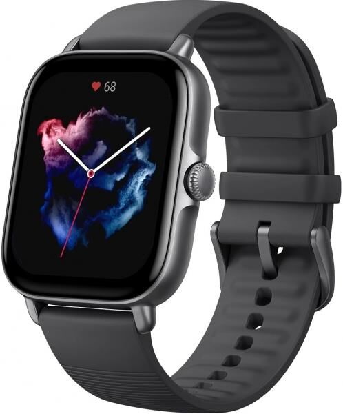 Amazfit GTS 3 Siyah Akıllı Saat (Amazfit Türkiye Garantili)