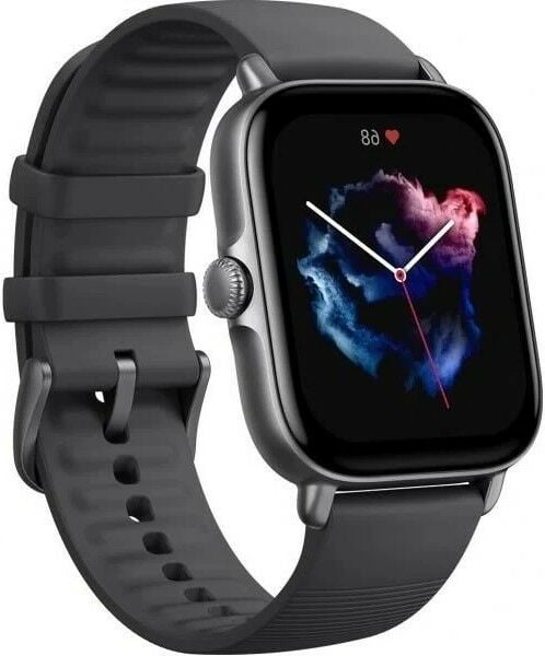Amazfit GTS 3 Siyah Akıllı Saat (Amazfit Türkiye Garantili)
