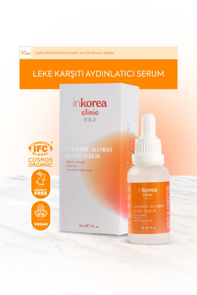 İnkorea Leke Karşıtı & Cilt Tonu Eşitleyen Aydınlatıcı Serum - Goodbye Blemish Glow Serum