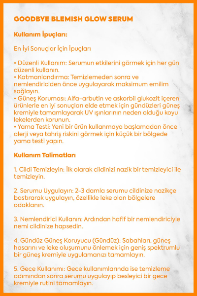 İnkorea Leke Karşıtı & Cilt Tonu Eşitleyen Aydınlatıcı Serum - Goodbye Blemish Glow Serum