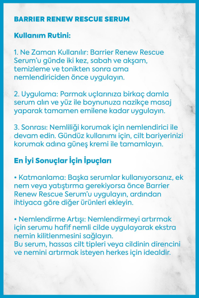 İnkorea Cilt Bariyeri Onarıcı Ve Güçlendirici Serum - Barier Renew Rescue Serum