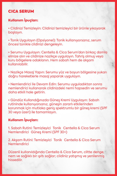 İnkorea Yatıştırıcı Ve Onarıcı Serum Cica Serum