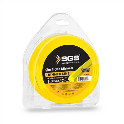 TIRPAN MİSİNASI 3.3 MM 47 MT ALTIGEN (SARI)