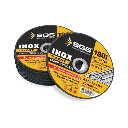 INOX KESİCİ 180*1,6*22MM