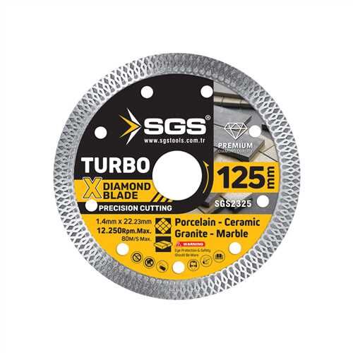 TURBO ELMAS HASSAS KESİCİ (125*1,4 MM)