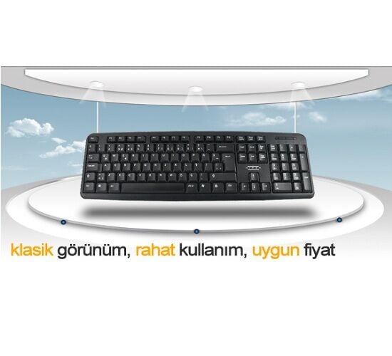 Hiper KM-3055 Standart Klavye Usb Siyah