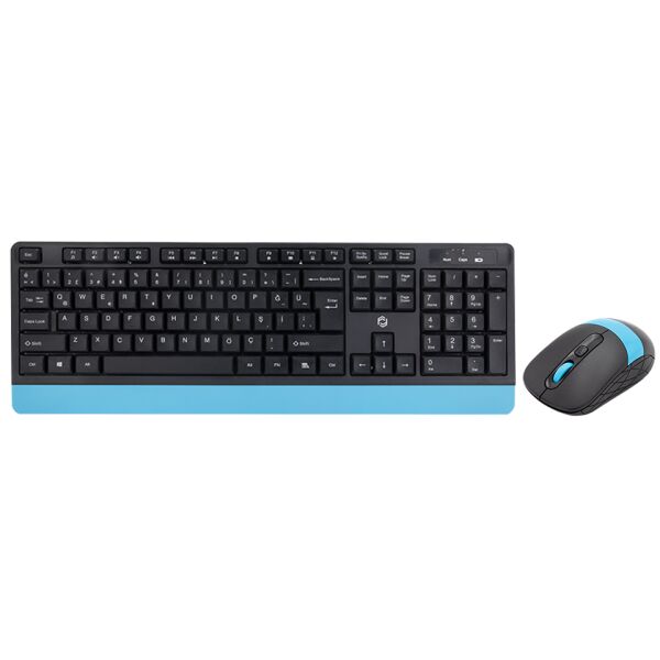 Frisby FK-4885QU Kablosuz Klavye Mouse Set Mavi