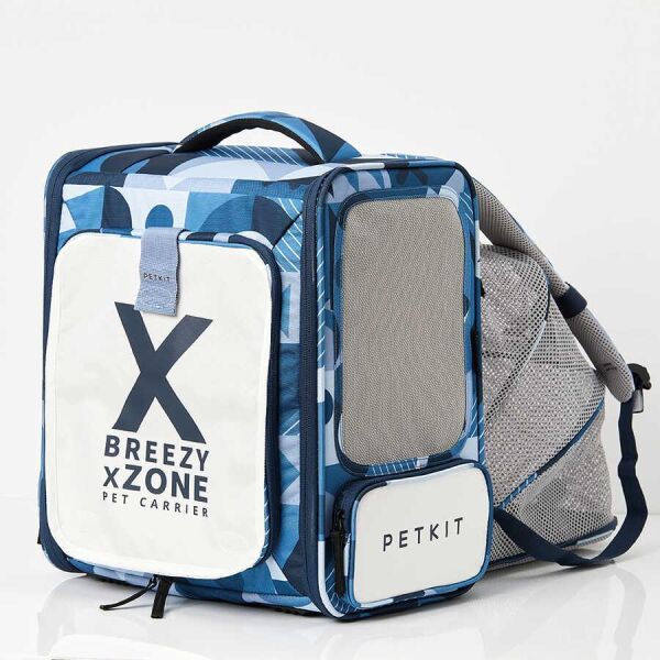 Petkit Breezy X Zone Evcil Hayvan Çantası Mavi(Petkit Türkiye Garantili)