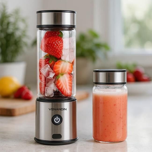 Venandin Fruly Taşınabilir Buz Kırabilen 450ml + 350ml 126W Blender