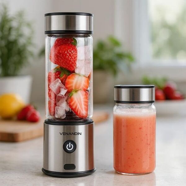 Venandin Fruly Taşınabilir Buz Kırabilen 450ml + 350ml 126W Blender