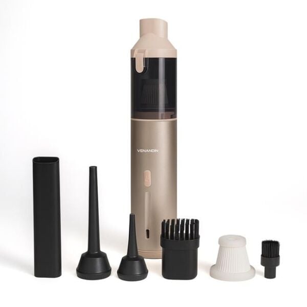 Venandin Portava Taşınabilir Araç içi Ev 19000Pa Güçlü Vakumlu El Süpürgesi Altın