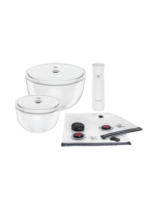 Zwilling Fresh & Save Bowls Vakumlu Başlangıç Seti Cam M/L 9 Parça