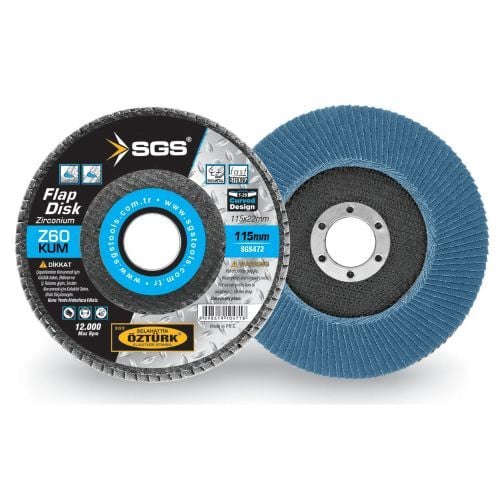 FLAP DİSK 115MM 60KUM (Zirconium)