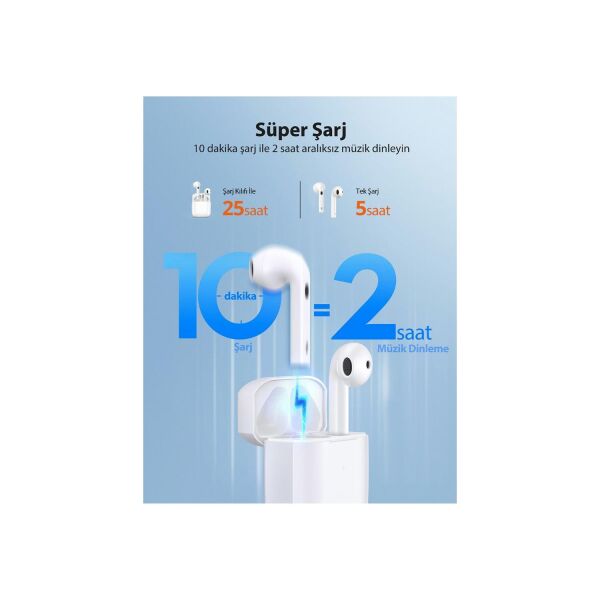 Taotronics Soundliberty A10 Dört Mikrofonlu Ipx8 Bt 5.2 Bluetooth Kulaklık