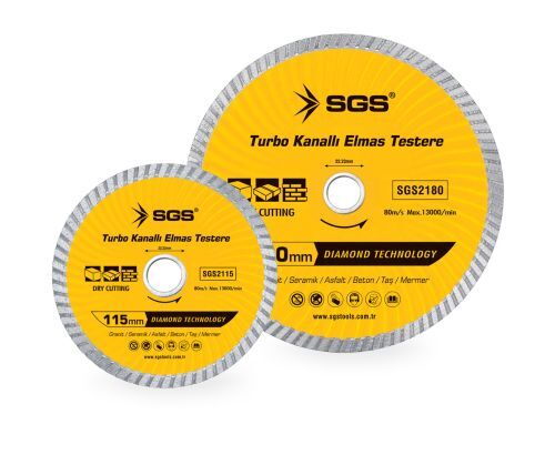 TURBO KANALLI ELMAS TESTERE (115MM)