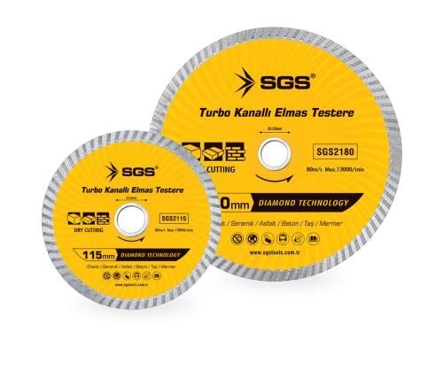 TURBO KANALLI ELMAS TESTERE (115MM)