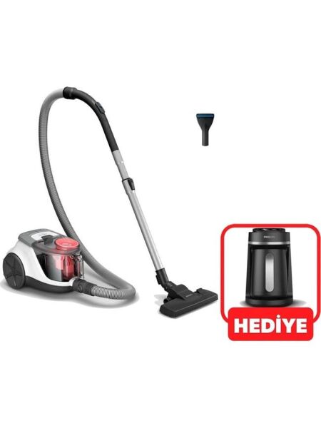 Philips Powercyclone 4 XB2142/09 850 W Toz Torbasız Süpürge + Philips HDA150/60 Türk Kahve Makinesi
