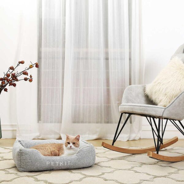 Petkit Serinletici Evcil Hayvan Yatağı Gri (Medium)