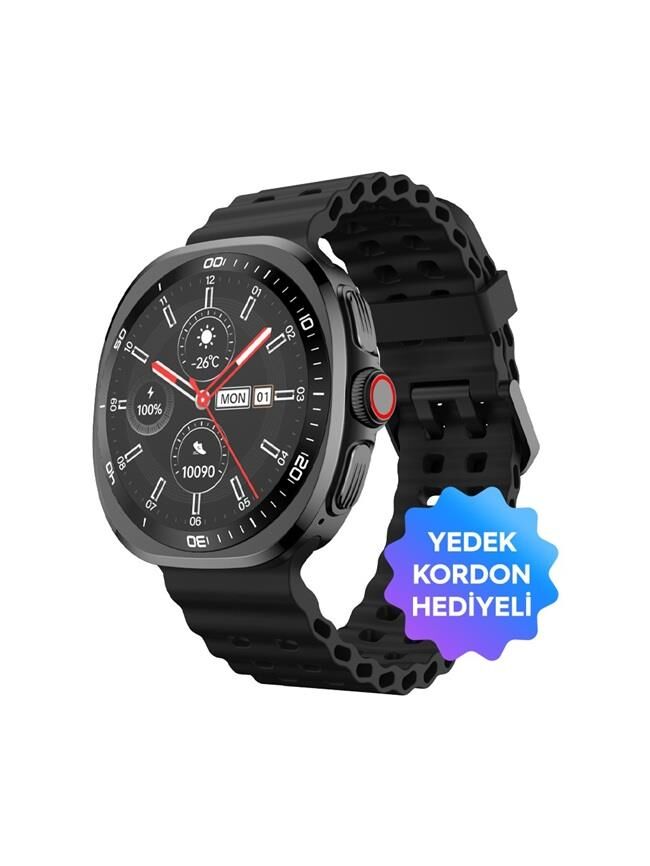 Tecno Watch Neo Siyah Akıllı Saat (Tecno Türkiye Garantili)