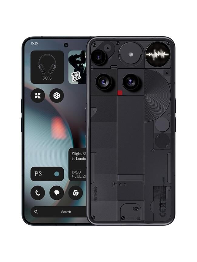 Nothing Phone 3 5G 12 Gb 256 GB Siyah (Nothing Türkiye Garantili)
