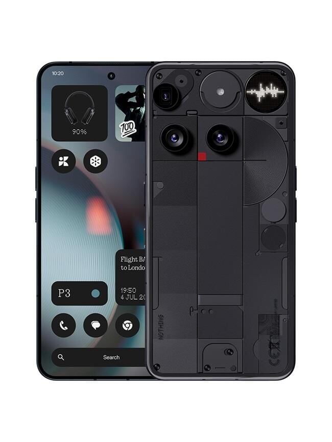 Nothing Phone 3 5G 12 Gb 256 GB Siyah (Nothing Türkiye Garantili)