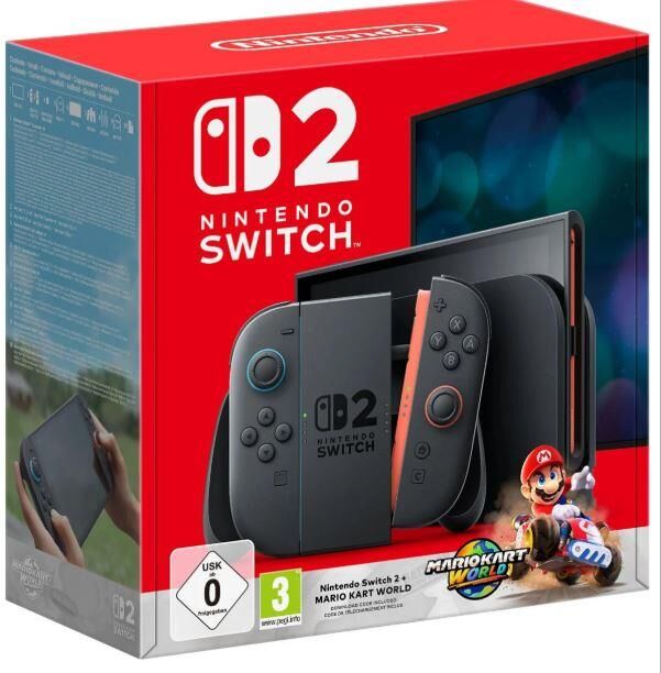 Nintendo Switch 2 Mario Kart World Bundle Oyun Konsolu