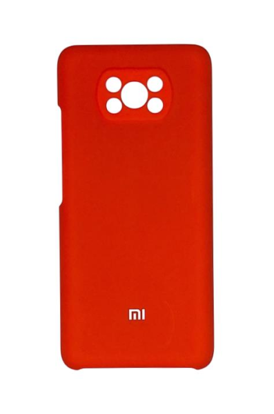 Pocophone X3 Orijinal Silikon Kılıf Kırmızı (Pocophone Türkiye Garantili)